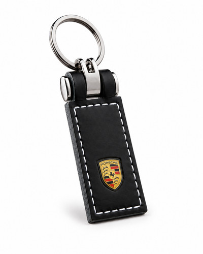 Porte clés porsche noir - noir, effet
