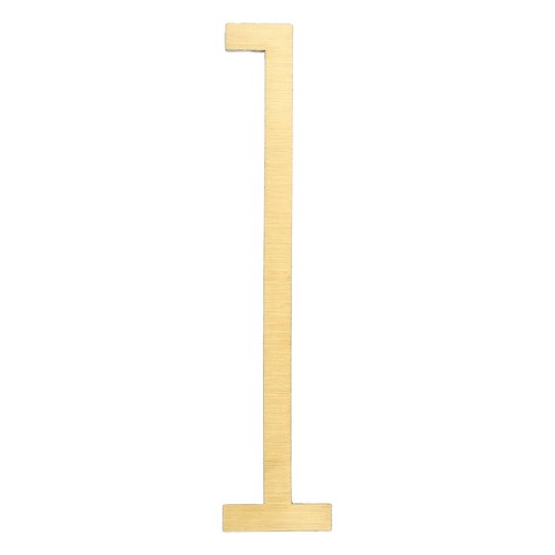 Numéros maison 10cm laiton - numéros, de