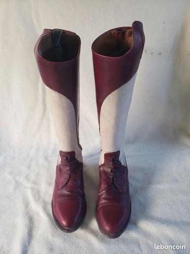 Bottes equitation guibert cuir - equitation,