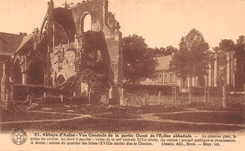 Belgique thuin abbaye - belgique, aulne