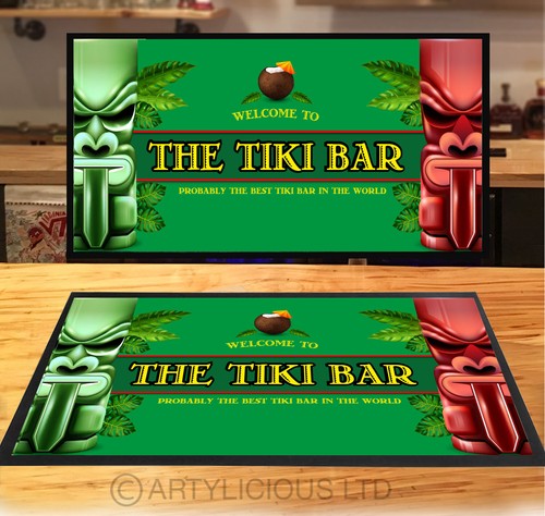 Tiki bar runner - bar, de