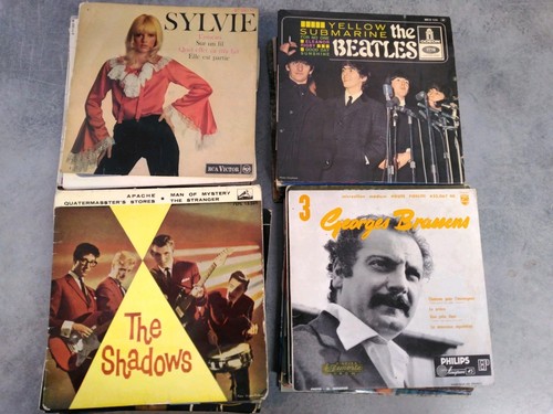 Lot disques vinyles ep - disques,