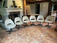 6 Chaises Eero Saarinen pour
