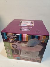 NOSTALGIA Hard Candy Cotton Candy Machine with 2 Reusable Cones
