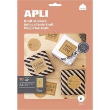 Etiquettes - A4 - Papier kraft