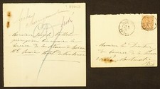 [Scientist Joseph VALLOT] Secretary's Autograph