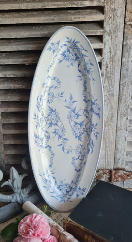 Ancien grand plat - plat, oval