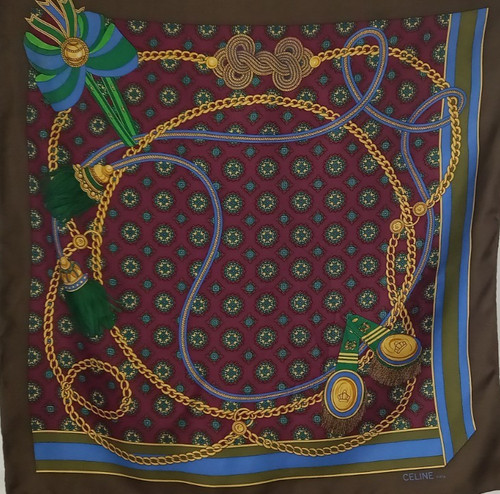Foulard vintage celine paris - vintage,