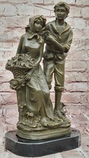 Bronze Couple Romantique En
