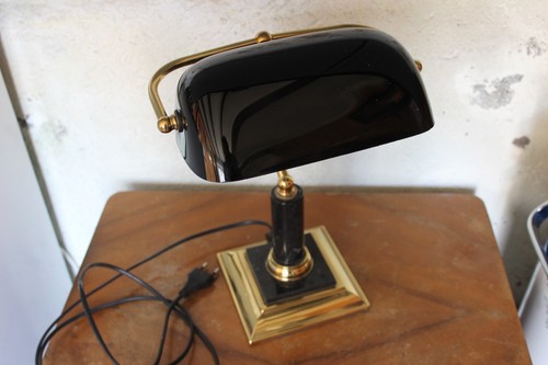 Lampe banquier ancienne - de,