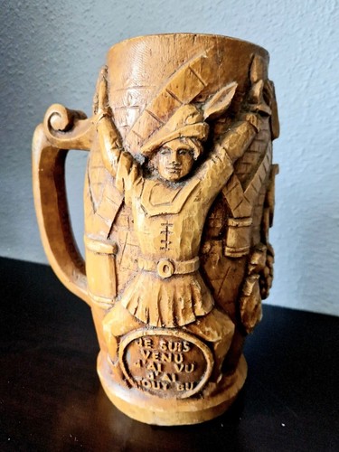 Grande chope bière vintage - à,