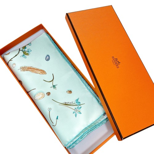 Foulard vintage soie hermes - vintage, en