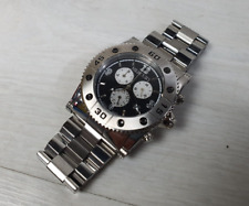 MERCURY ME 1060 Chronograph Wristwatch Stainless Steel 3ATM Military Swiss