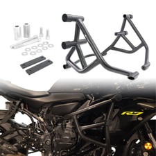 Crash Cage Stunt Bumper Engine Guard Black Fit For Yamaha YZF-R7 2021-2025