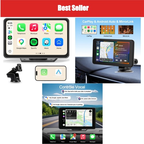 Mrsxwpy autoradio carplay - autoradio, 7"
