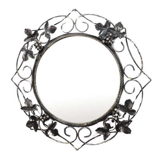 Miroir fer forgé art déco - miroir, en