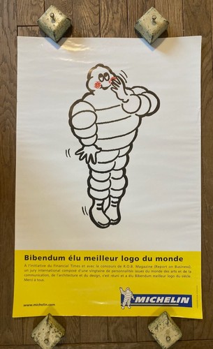 Affiche bibedum élu logo du - ,