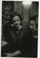 Belgium, Queen Fabiola Vintage Silver Print Silver Print 26x1