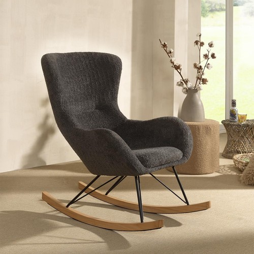 Fauteuil bascule bouclette - fauteuil, à