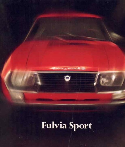 Brochure lancia fulvia sport - fulvia,