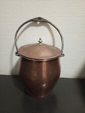 Antique Small Copper Pot Pot Lid