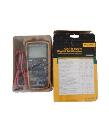 Fluke 17B MAX Digital Multimeter with temperature and frequency cat 600V AC/DC