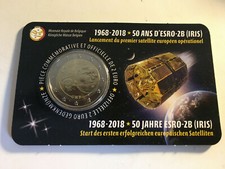 2 EURO BELGIQUE 2018 50 ANS LANCEMENT SATELLITE ESRO VERSION FRANCAISE