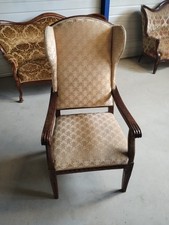 Fauteuil bergère à oreilles