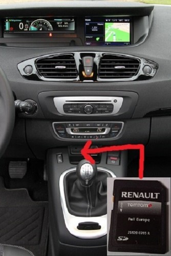 Carte gps tomtom - carte, renault