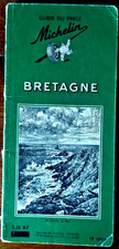 Old Michelin Green Guide - Brittany - 1960 - Collector - 195 pages
