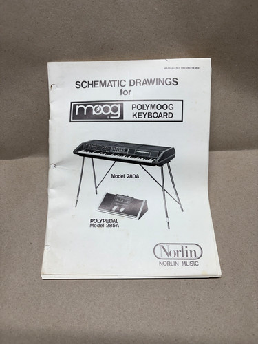 Rare polymoog schematic - polymoog,