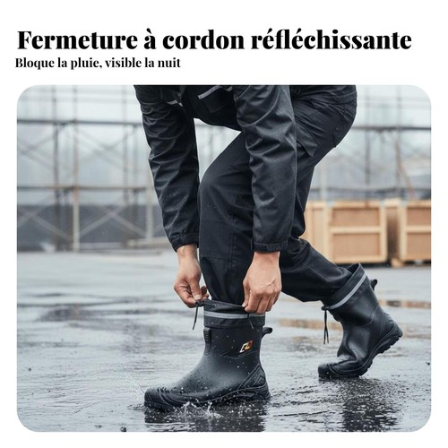 Bottine pluie homme - pluie,