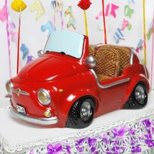 Mini car piggy bank driving license
