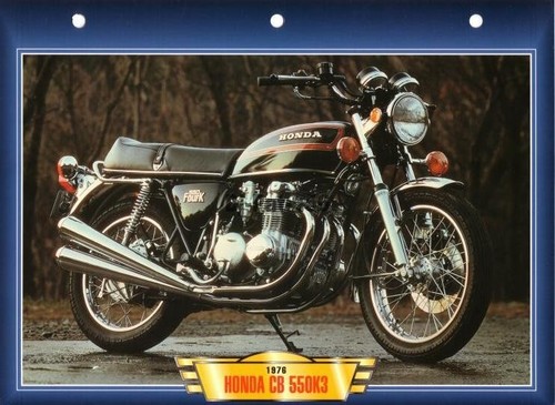 Fiche moto honda 550 four - :,