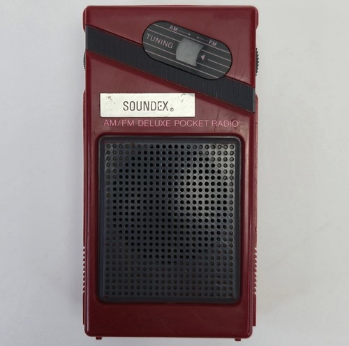 Vintage soundex red handheld - soundex,