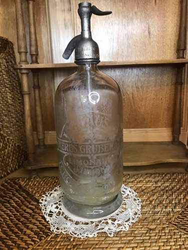 Ancien siphon bouteille eau - bouteille,