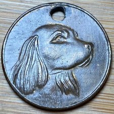 MÉDAILLE CHIEN VACCINÉ