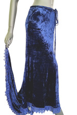 Jupe Maxi En Velours Avec