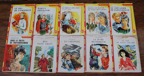 Bibliotheque rouge or - rouge,