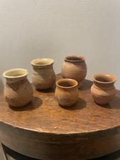 5 petits abreuvoirs  à grives