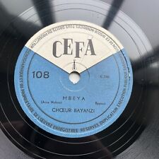 78 rpm CHOEUR BAYANZI - Mbeya - E wawa - CEFA 108