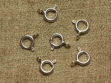 1pc - Fermoir Bouée Argent