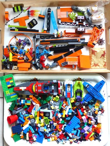 Lego vrac dans boites - lego,