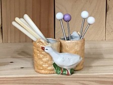 Duo de porte-piques/cure dents