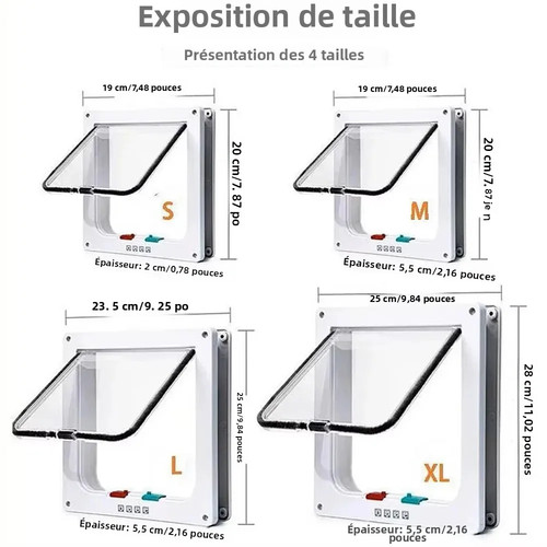 Chatière porte chat abs - chat,