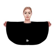 Cape de barbier courte originale Barbermood Barber Cape cape noire design pro...