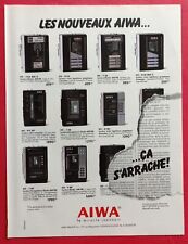 Press Advertising: 1987 AIWA The Japanese Miracle Radio Cassette Player