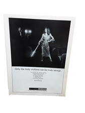 1982 Boche Bobois Fashion Furniture Original Print Ad Vintage 80s