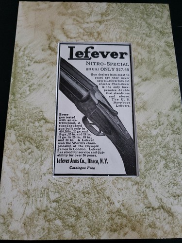 Vtg original lefever gun - original,