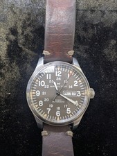 Hamilton Khaki Field Day/Date Automatic Green Dial Steel Wristwatch 42mm